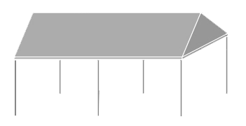 組立パイプテント（2×3間）